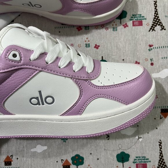 Alo Yoga Pink And White Platform Sneakers - Picture 3 of 7